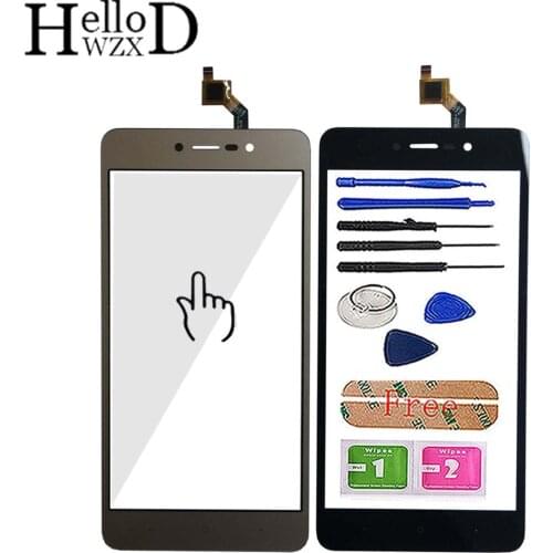 Mobile Touch Screen For Wiko Lenny 4 Plus 5.5 inch Front Glass Phone For Wiko Lenny 4 Plus Touch Digitizer Panel Tools 3M GLue