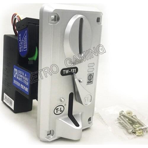 TW-131 Coin selector /Coin operated spare parts /Arcade coin acceptor/Token slot for Toy crane machine/simulator racing machine
