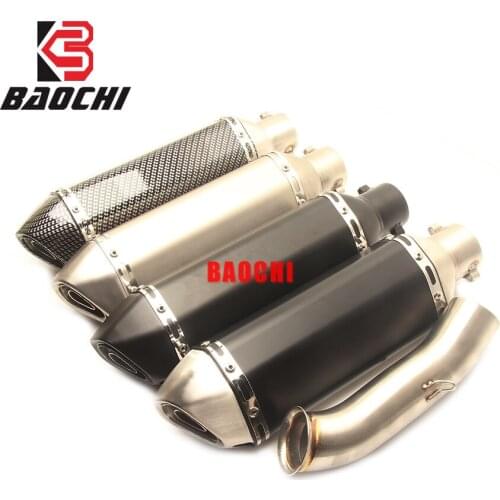 Motorcycle Exhaust System Escape Moto DB Killer Slip On Exhaust Link Pipe For KTM RC 390 DUKE 250 390 RC390 DUKE 125 2017 2018