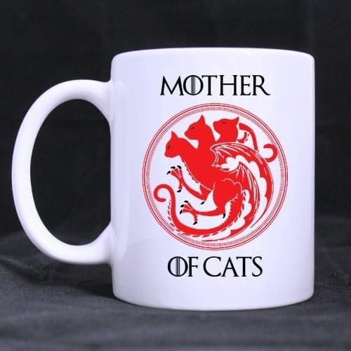 Funny Mothers Day Gift Mother of Cats Mug