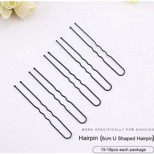 15-18pcs/set U Shaped Hairpin Hair Clips Pins Metal Barrette Women Hair Styling Tools Accessories Braided Hair Tool