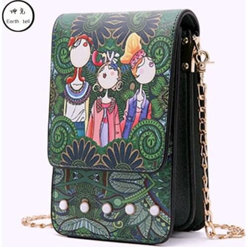 3D printing women handbags,fashion Korean version shoulder bag,Girl chain messenger bag,sweet woman PU leather Vertical section