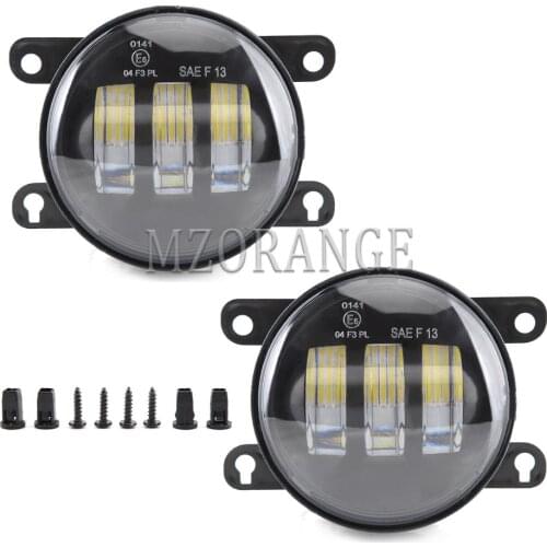 1 Pair LED Fog Lights Headlight Fog Light Fog Lamp for Peugeot 107 207 307 407 607 301 308 408 2008 3008 4008 5008 Traveller