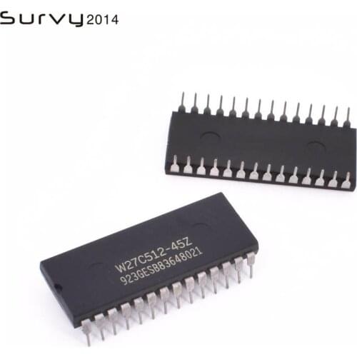 10PCS W27C512-45Z W27C512 DIP IC EEPROM 512KBIT 45NS NEW GOOD QUALITY