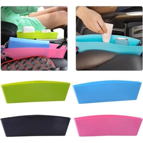 4Pcs Car Garbage Storage Organizer Seat Compressible Debris Between The Cracks Storage Bag Auto Box Accessories Supplies