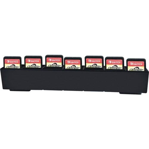 Bevigac Game Cards Case for Nintend Switch Storage Box with 28 Game Card Slots for Nintendo Switch NS Console Dock