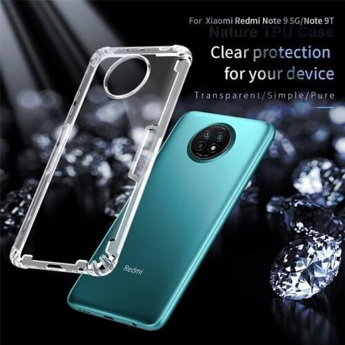 For Xiaomi Redmi Note 9t Case Cover NILLKIN TPU Case For Xiaomi Redmi Note 9t Fitted Cases High Quality Clear Cover