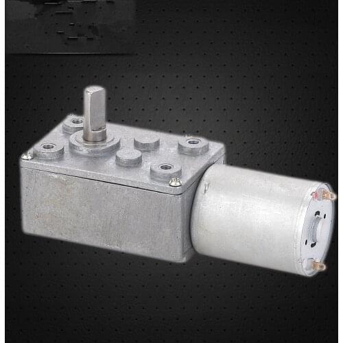 DC Worm Gear Motor Motor ZWL-FP DC 12V 24V Full Metal Gear Torque 10RPM-260RPM