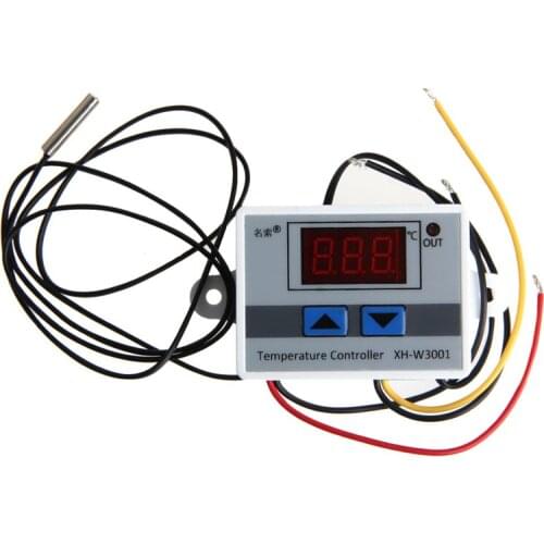 Digital LED Temperature Controller Thermostat Control Switch Probe 220V 10A High Quality