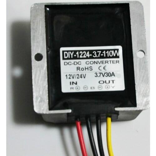 DC DC 12V24V(6.5V-40V) To 3.7V 30A 110W Step Down Converter Buck Module Car Power Converter Adapter Voltage Regulator Waterproof