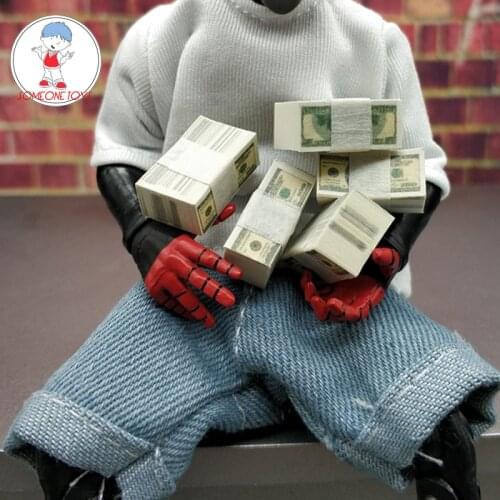 1/12 scale Simulation fake US dollars money for 6 inches action figures model accessory