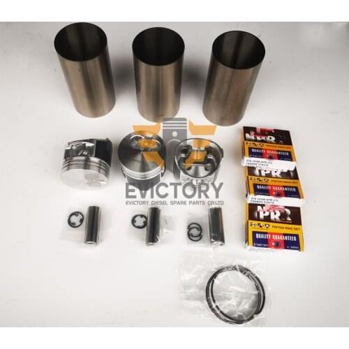 For yanmar 3TNV76 rebuild overhaul kit + water pump + connecting rod + valve