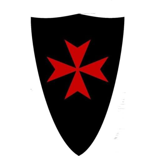 Creative Car Sticker Cross Templar P Windows Motorcycle Decal Vinyl Cover Scratches Waterproof PVC 13.2cm X 8.8cm