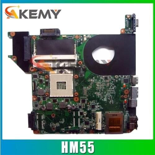 AKEMY H000022970 Laptop Motherboard for Toshiba Satellite U505 U500 Series Intel HM55 chipest DDR3 69N0VGM1PA03 Mainboard