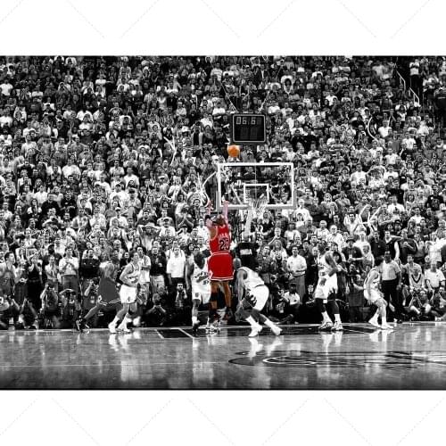 Michael Jordan Art Poster Classic Pitching Photo Hd Canvas Painting Decoration Stadium Stadium Wall Picture Mural Without Frame