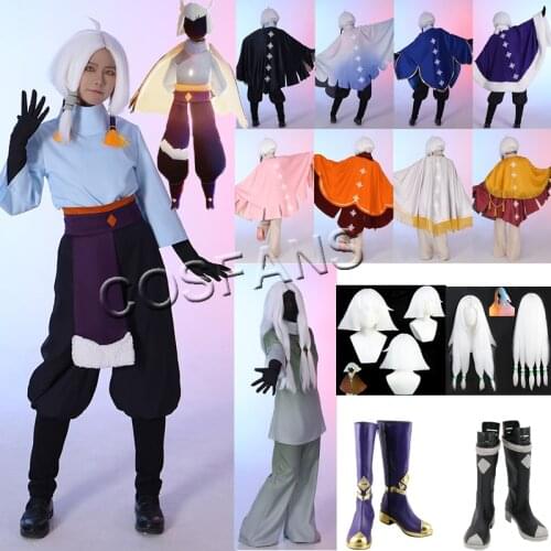 Monenjoy Sky Children of the Light Cosplay Season of Rhythm Limited Edition Garment Costumes Sets Full set cloak wig shoes glove