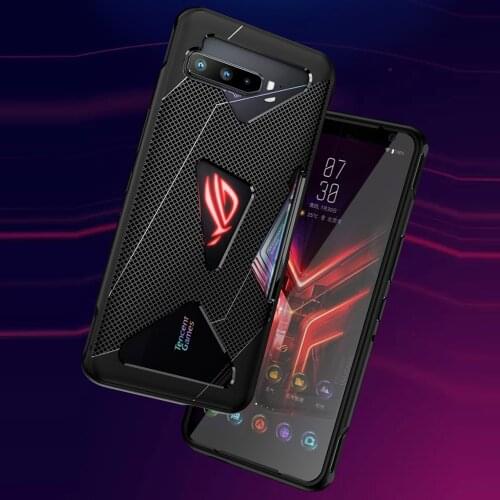 Soft Silicone TPU Frame Bumper Fundas Cover For Asus ROG3 Phone3 ROG Phone 2 3 Strix ZS661KS ZS660KL Case Shockproof Shell Coque