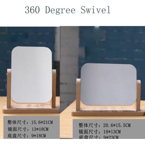 Professional Bathroom Makeup&Shaving Mirror 360 Degree Swivel Vanity Mirrors Bathroom Cosmetic Mirror