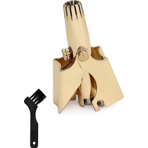 Stainless Steel Manual Nose Hair Trimmer Scissors Professional Nasal Hair Remover Clipper Cutter Nose Ear Hair Trimmer Shaver