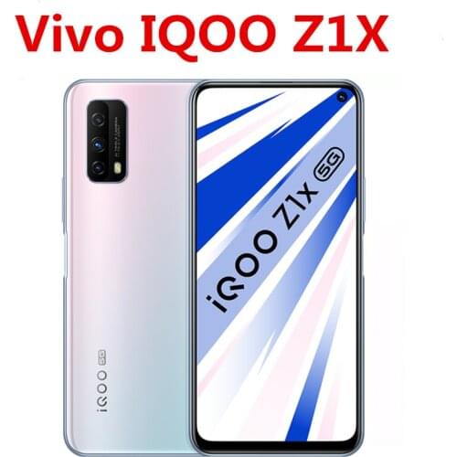 Stock Vivo IQOO Z1X 5G Smart Phone 6.57" 120hz 8GB RAM 256GB ROM 48.0MP Snapdragon 765G 33W Super Charger Android 10.0 5G Phone