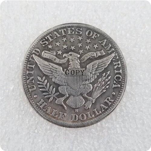 USA 1892S-1915S Barber Half Dollar Copy Coins