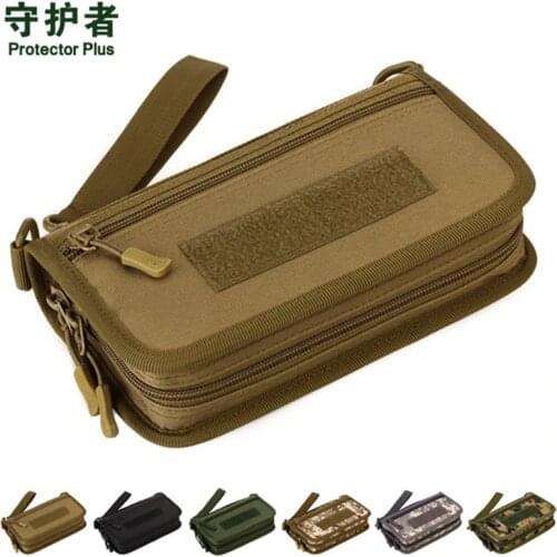 Molle EDC Pouch Protector Plus A013 Tactical Outdoor Sports Bag Handbag Camouflage Nylon Military Mobile Pack Wallet