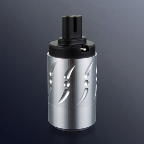 Viborg VF518R C7 99.998% Pure Copper Rhodium plated AC Power Cord Figure 8 IEC Plug for audio power cable
