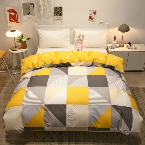 1Pc Double Duvet Cover Cotton Queen King Size Geometric Pattern Comforter Cover Housse De Couette 220x240 Quilt Cover For Winter