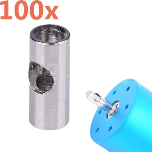 100Pcs Motor Axle 3.17mm To 5mm Change-over Shaft Adapter Motor Shaft Sleeve Remote Control Cars Boat Plane