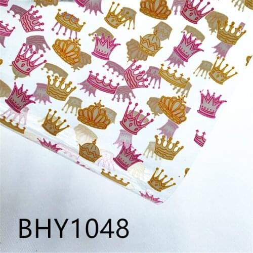 20*33CM A4 size Christmas character transparent cartoon UV print PVC fabric BHY1048