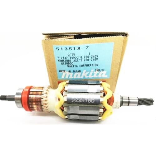 220-240V MAKITA 513518-7 ROTOR Armature for HR3000C