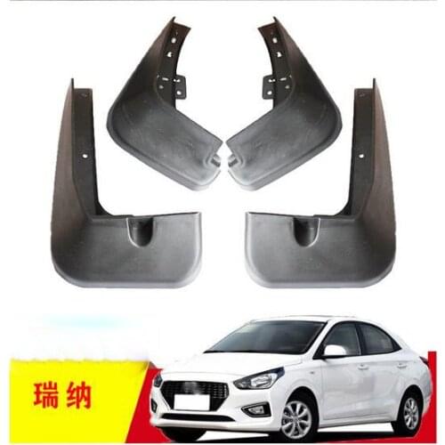 4PCS special for Hyundai verna 2014 2015 2016 2017 old verna AUTO Mudguards car fender Mud Flaps Mudflaps