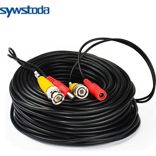 5M High quality BNC Video Cable Security CCTV Camera DC Power Copper core AHD Surveillance DVR System Installation Accessories