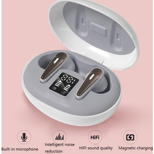 A5 TWS Earplugs Wireless Bluetooth 5.0 Headset Portable Music Headset Binaural Call High Power Display Headphone for oppo xiaomi