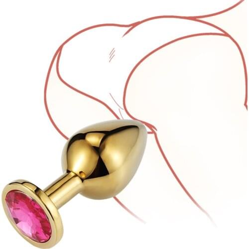 Anal Butt Plug Sex Toys for Couple Products Stainless Smooth Steel Metal G Spot Massager Anal Plug For Women/Man Sex Products