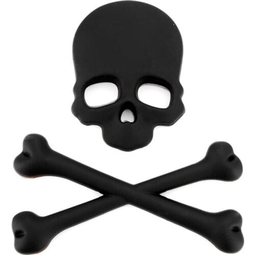 Car Styling The Punisher 3D Metal Skull Sticker Emblem Body Badge Accessories For Peugeot 307 308 207 3008 2008 407 508 206 208