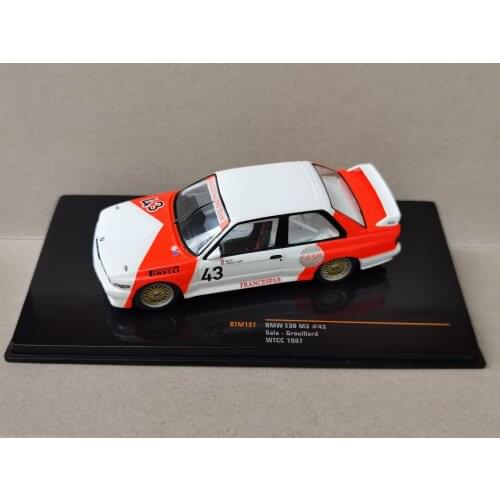 IXO 1:43 BMW M3 E30 #43 WTCC 1987 Limited Collector Edition Metal Diecast Model Toy Gift
