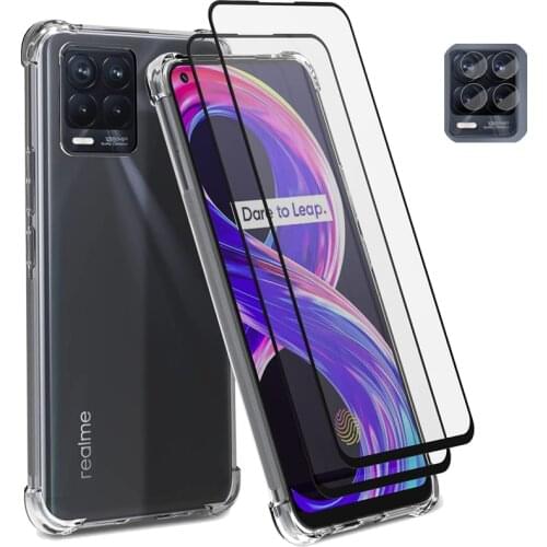 Camera Funda Realmi Realme 8 pro /realm 7 Pro realmi 7 5g screen protectors realmi 8 pro tempered glass case realme c21