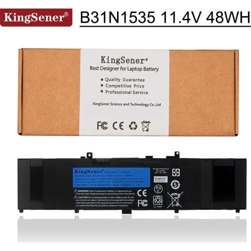 Kingsener B31N1535 Laptop Battery For ASUS ZenBook UX310 UX310UA UX310UQ UX410 UX410UA UX410UQ U4000U U400UQ RX310U 11.4V 48WH