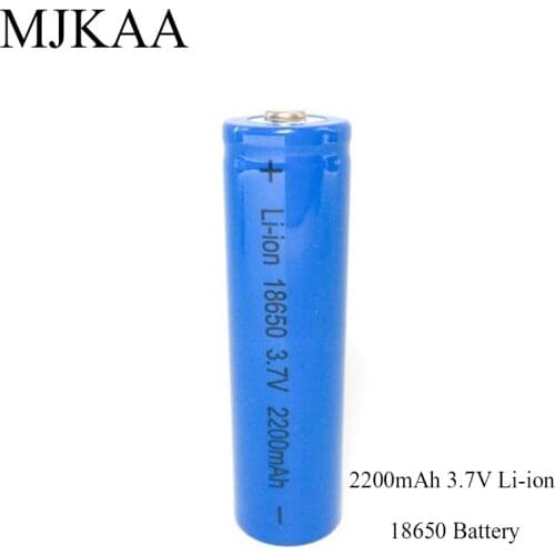 Dinto Real Capacity 2200mAh 3.7V Li-ion Lithium Battery 18650 Rechargeable Batteries for LED Flashlight Torch Laser