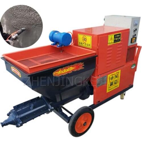 Cement Mortar Spraying Machine Architecture Grouting Stir Apply Paint Integrated Machine High Pressure Wipe The Wall Equipment