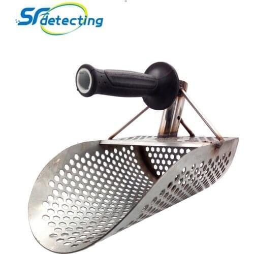 Stainless beach Sand Scoop Metal Detecting High quality accessories with Handle Tool Fast Sifting Metal Detector