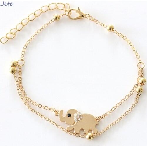 Fashion anklet bracelet jewlry Fashionable calf elephant female anklet contracted temperament noble anklet suit a woman to wear