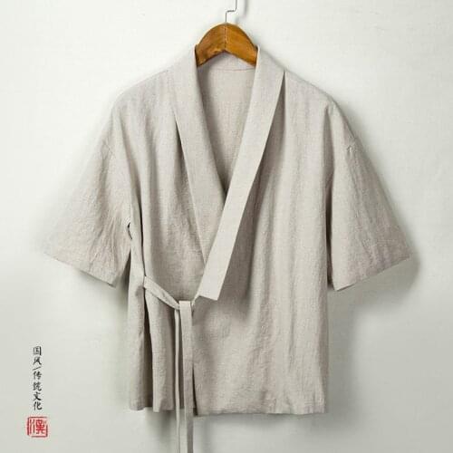 MR.GOLDENBOWL Mens Linen Shirts