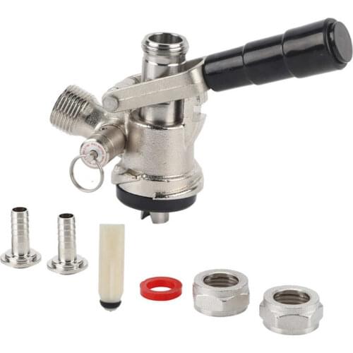 Wine Making Beer Brewing Kit Keg Coupler Draft Beer Dispenser Restaurant Homebrewing Equipment With Safety Pressure Relief Valve