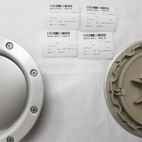 NEW 1 pcs Gray WHEEL CENTER CAPS RIM HUB CAP for 146mm 8D0601165K 8D0 601 165 K