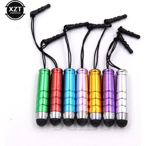 Newest 10pcs/Lot Mini Fine Point Stylus Capacitive Touch Microfiber Stylus Pen Touch For ipad for iphone Smart Phone
