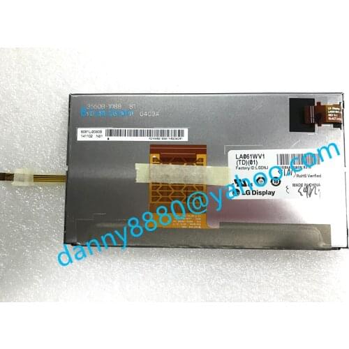 New and Original Touch display LA061WV1(TD)(01)/LA061WV1-TD01 + touch panel for RAV4 Camry LA061WV1 TD01