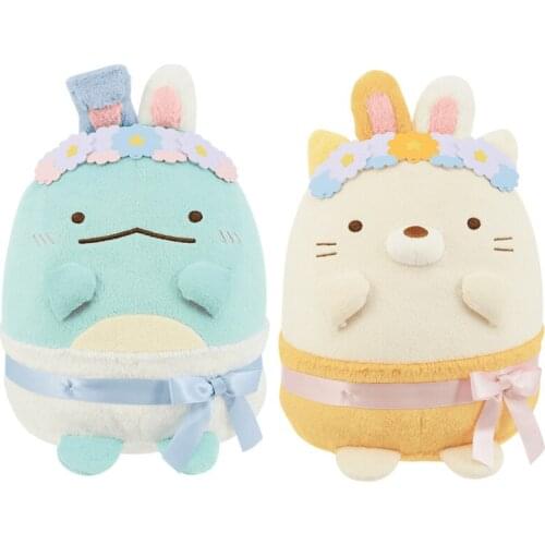 Cute Sumikko Gurashi Corner Creature Neko Tokage Easter Bunny Rabbit Series Plush Stuffed Animals Kids Toys Dolls Gifts 25cm