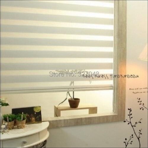 Popular zebra blinds/double-layer roller blinds/ready made curtain/curtain fabric curtain window curtain